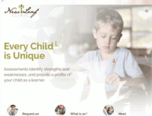 Tablet Screenshot of newleafclinic.com
